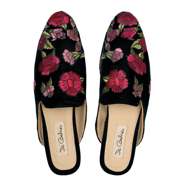 Velvet Botanical Slipper