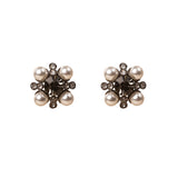 Pearl Cluster Earrings