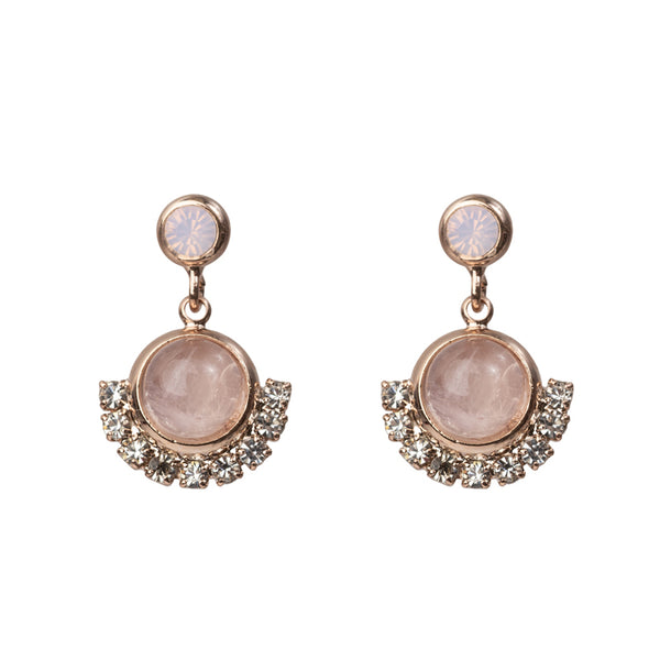 Swarowski Trimmed Drop Earrings