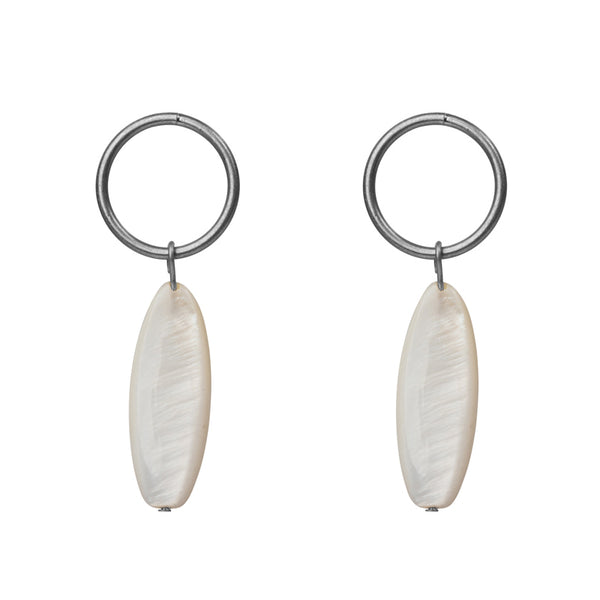 Petal Earrings in Ivory