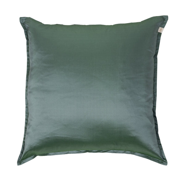 Silk Cushion Cover in Kingfisher