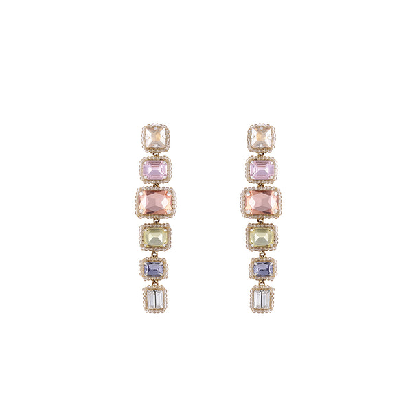 Deepa Gurnani Cube Statement Earrings