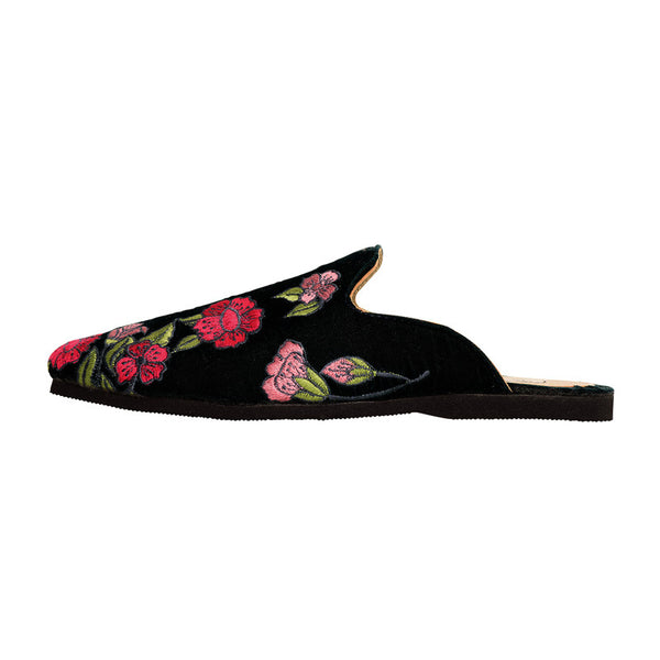 Velvet Botanical Slipper