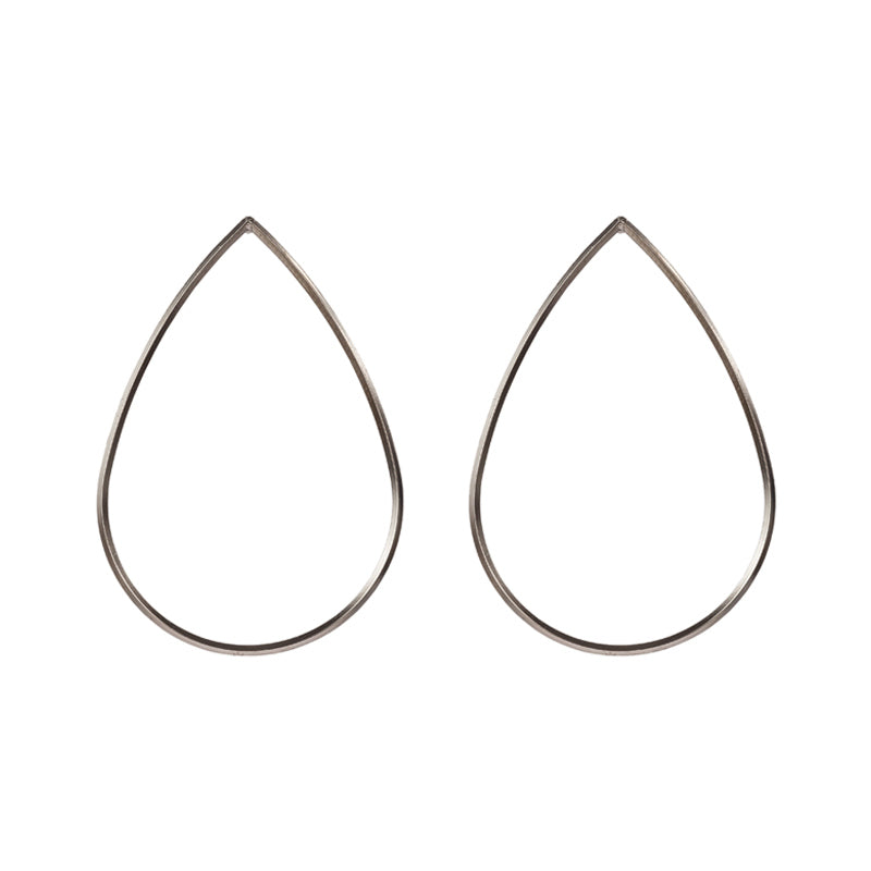 Metallic Water Drop earrings