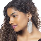 Deepa Gurnani Fringe Earrings